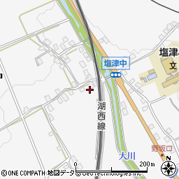 滋賀県長浜市西浅井町塩津中389周辺の地図