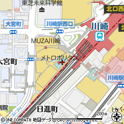 玉 JR川崎タワー店周辺の地図