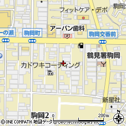 ホリデー車検横浜周辺の地図
