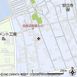 鳥取県境港市外江町3340周辺の地図