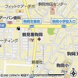 セブンイレブン横浜駒岡３丁目店周辺の地図