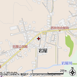 京都府与謝郡与謝野町岩屋190周辺の地図