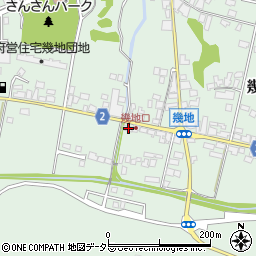 京都府与謝郡与謝野町幾地818周辺の地図