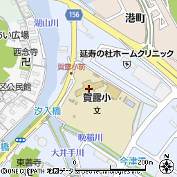 鳥取市立賀露小学校周辺の地図