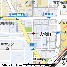 個室×産直鮮魚 宏二郎丸 川崎本店周辺の地図