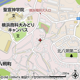 神奈川県横浜市緑区西八朔町769-33周辺の地図