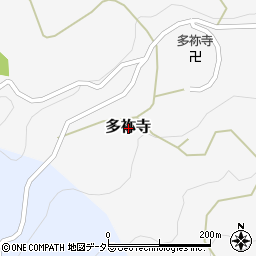 京都府舞鶴市多祢寺周辺の地図