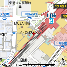 過門香 點 ホテルメトロポリタン川崎店周辺の地図