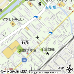 千葉県市原市五所1614周辺の地図
