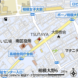 ＴＳＵＴＡＹＡ相模大野店周辺の地図