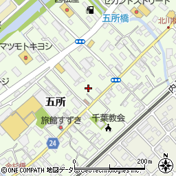 千葉県市原市五所1617周辺の地図