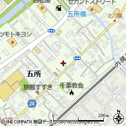 千葉県市原市五所1619周辺の地図