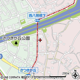 神奈川県横浜市緑区西八朔町575周辺の地図