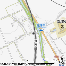 滋賀県長浜市西浅井町塩津中390周辺の地図