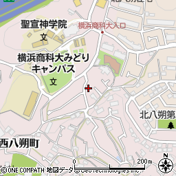 神奈川県横浜市緑区西八朔町769-52周辺の地図