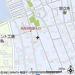 鳥取県境港市外江町3341周辺の地図