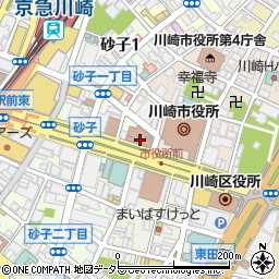 川崎市役所上下水道局　下水道部管路保全課長管路システム担当周辺の地図