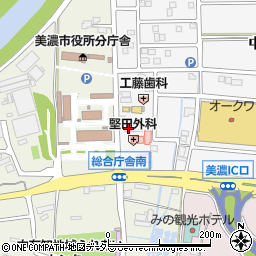 岐阜県美濃市中央10丁目141周辺の地図