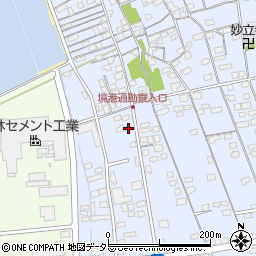 鳥取県境港市外江町3411周辺の地図