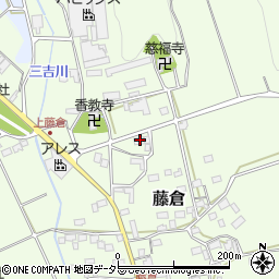 岐阜県山県市藤倉524周辺の地図