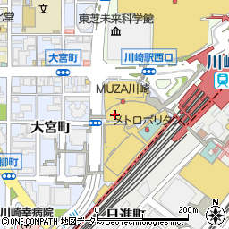 鰻の成瀬 川崎駅前店周辺の地図
