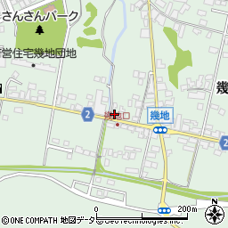 京都府与謝郡与謝野町幾地1664周辺の地図