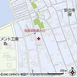 鳥取県境港市外江町3342-1周辺の地図
