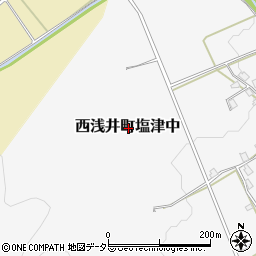滋賀県長浜市西浅井町塩津中周辺の地図