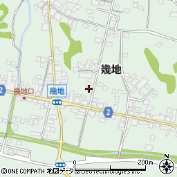 京都府与謝郡与謝野町幾地1487周辺の地図