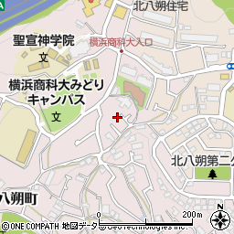 神奈川県横浜市緑区西八朔町769-9周辺の地図