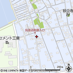 鳥取県境港市外江町3343周辺の地図