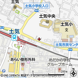 池田美容室周辺の地図