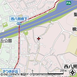 神奈川県横浜市緑区西八朔町724周辺の地図
