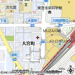 イクス川崎ザ・タワー周辺の地図
