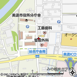 岐阜県美濃市中央10丁目152周辺の地図