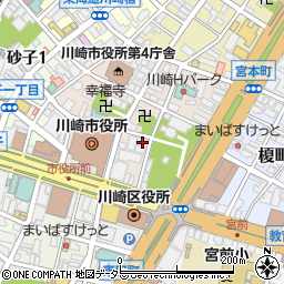 ヘルシー＆グリル マドズ 川崎駅前店周辺の地図