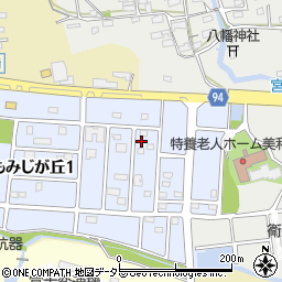 岐阜県美濃市もみじが丘2丁目25周辺の地図