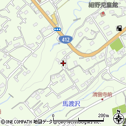 神奈川県愛甲郡愛川町半原592周辺の地図