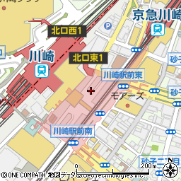 神奈川県川崎市川崎区駅前本町周辺の地図