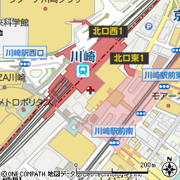 ドロワーズマイフェヴァリット　アトレ川崎店周辺の地図