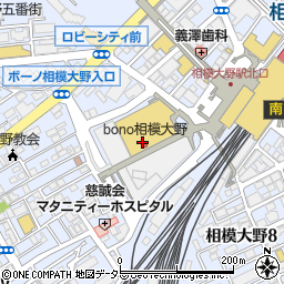 神奈川県相模原市南区相模大野3丁目3周辺の地図