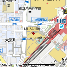 川崎市総合文化団体連絡会周辺の地図