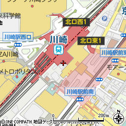 トラットリア ターヴォラ アトレ川崎店周辺の地図