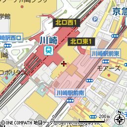 ゆであげパスタ＆ピザ ラ・パウザ アトレ川崎店周辺の地図