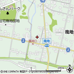 京都府与謝郡与謝野町幾地1649周辺の地図