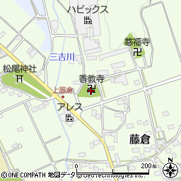 岐阜県山県市藤倉517周辺の地図