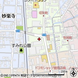 但馬銀行昭和町支店周辺の地図