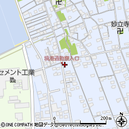 鳥取県境港市外江町3344周辺の地図