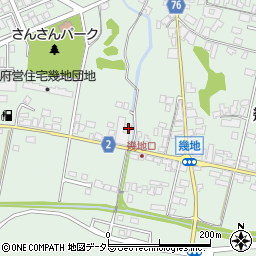 京都府与謝郡与謝野町幾地1666周辺の地図
