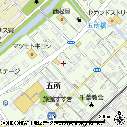 花村産業株式会社　千葉事業所周辺の地図